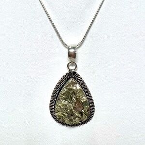 Apache Pyrite 925 Gemstone Pendant
